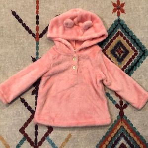 Carter’s Fuzzy Pink Pullover